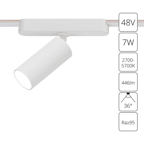 
                    Трековый светодиодный светильник Arte Lamp Rapid A2956PL-1WH        
    