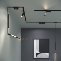 Трековый светодиодный светильник Elektrostandard Flat Magnetic Arcos 85095/01 черный a063712