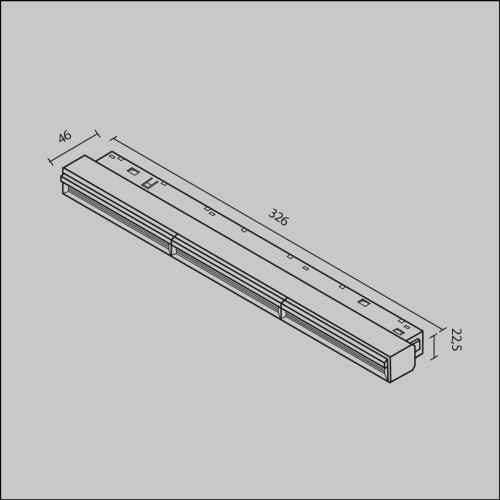 
                    Трековый светодиодный светильник Maytoni Technical Magnetic Exility Parete TR106-2-18W3K-B        
    