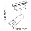 
                    Трековый светодиодный светильник для магнитного шинопровода Maytoni Track Lamps TR019-2-10W3K-B        
    