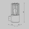 
                    Уличный настенный светильник Maytoni Barrel O453WL-01GF        
    