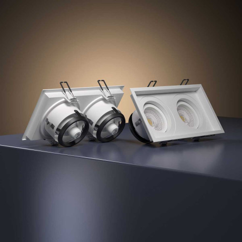 
                    Встраиваемый светильник Elektrostandard 1071/2 MR16 WH белый a036504        
    