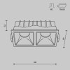 
                    Встраиваемый светильник Maytoni Alfa LED DL043-02-10W4K-SQ-WB        
    