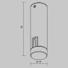 
                    Крепление потолочное Maytoni Technical Accessories for tracks Flexity TRA200C-11B        
    