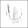 
                    Настольная лампа Odeon Light Exclusive Hightech Foros 5438/12TL        
    