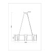 
                    Подвесная люстра Arte Lamp Grato A4079LM-8CC        
    