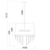
                                            Подвесная люстра Escada 652/5S White                    
                