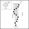 
                    Подвесная люстра Odeon Light CRYSTAL 5007/56L        
    