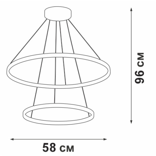 
                    Подвесная люстра Vitaluce V04614-03/2S        
    