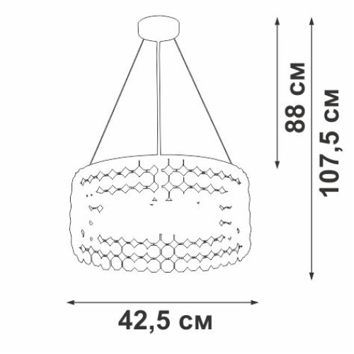 
                    Подвесная люстра Vitaluce V5329-8/6S        
    