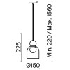 
                    Подвесной светильник Freya Focus FR5220PL-01CH2        
    