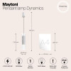 
                    Подвесной светильник Maytoni Dynamics MOD326PL-01W        
    