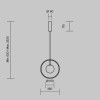 
                    Подвесной светильник Maytoni MOD407PL-L12G3K1        
    
