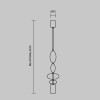 
                    Подвесной светильник Maytoni Monochrome MOD071PL-L8B3K3        
    