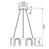 
                    Подвесной светильник Vele Luce Negro VL7102P12        
    