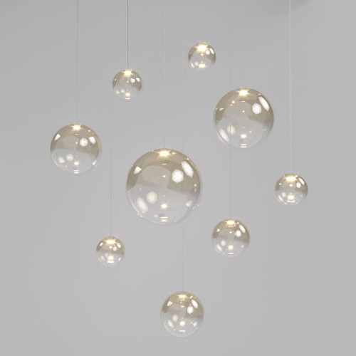
                    Подвесной светодиодный светильник Eurosvet Wonder 50230/1 Led янтарный        
    