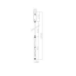Подвесной светодиодный светильник Freya Telescope FR5168PL-L3CH