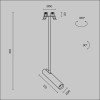 
                    Подвесной светодиодный светильник Maytoni Technical Focus T P141RS-L125-6W3K-W        
    