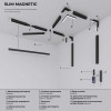 
                    Подвесной трековый светодиодный светильник Elektrostandard Slim Magnetic Lars 12W 4200K 85033/01 черный a062130        
    