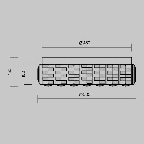 
                    Потолочный светодиодный светильник Maytoni Castello MOD336CL-L100G3K        
    