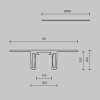 
                    Шинопровод 3м Exility X встраиваемый под ГКЛ 12,5мм Maytoni Technical EXILITY X Busbar trunkings Exility X TRX239-423.12B        
    