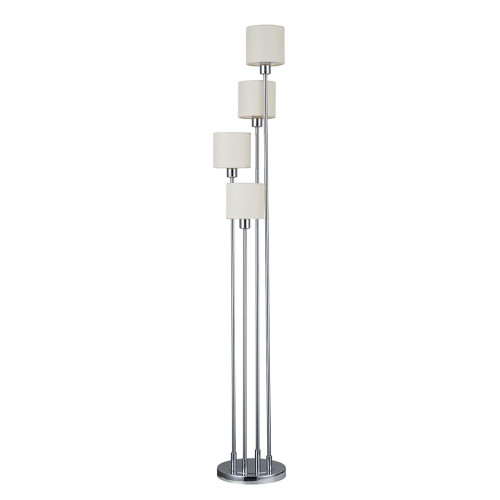 
                                            Торшер Escada Denver 1109/4 Chrome/Beige                    
                