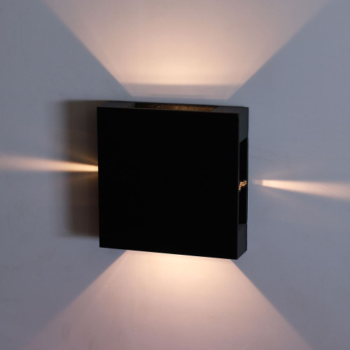 
                    Уличный настенный светодиодный светильник Arte Lamp Algol A1445AL-4BK        
    