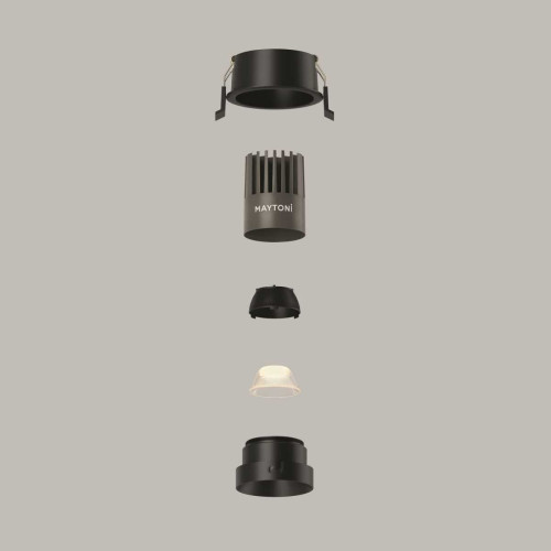 
                    Встраиваемый светильник Maytoni Technical Downlight Dip DL115-10W-3K-B        
    