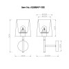 
                    Бра Arte Lamp Rodos A2589AP-1SS        
    