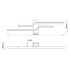 
                                            Бра Escada Rail 10219/2LED White                    
                