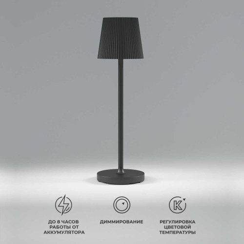 
                    Настольная светодиодная лампа Elektrostandard Mist TL70220 черный a063970        
    
