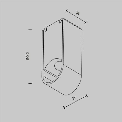 
                    Основание и тросовый подвес Maytoni Technical CA010SM-BS        
    
