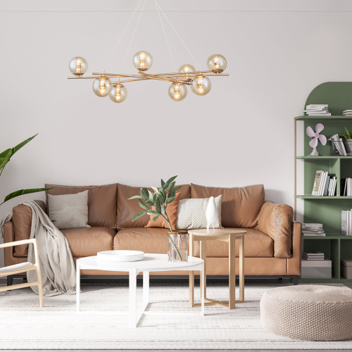 
                                            Подвесная люстра Escada Balance 1119/8S Gold                    
                