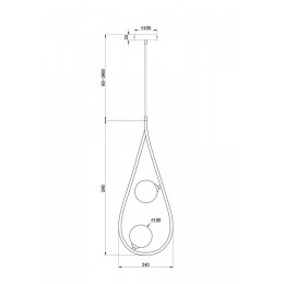 Подвесная люстра Freya Perlina FR4005PL-02B
