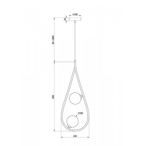 
                                            Подвесная люстра Freya Perlina FR4005PL-02B                    
                