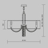 
                    Подвесная люстра Maytoni Talento DIA008PL-06CH        
    