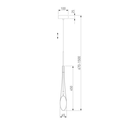 
                    Подвесной светильник Eurosvet Folio 50224/1 янтарный        
    