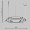 
                    Подвесной светильник Maytoni MOD296PL-L40BS3K        
    