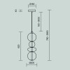 
                    Подвесной светильник Maytoni MOD307PL-L36BS3K        
    