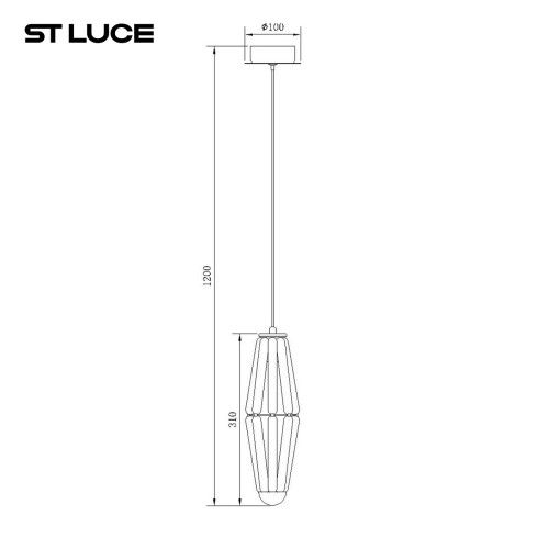 
                    Подвесной светильник ST Luce Ciara SL1242.153.01        
    