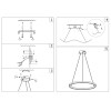
                    Подвесной светодиодный светильник Kink Light Тор 08214,19A(3000K)        
    