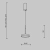 
                    Подвесной светодиодный светильник Maytoni El MOD041PL-L15TR3K        
    