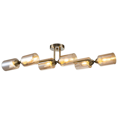 
                                            Потолочная люстра Escada Bungarus 1110/6P Bronze                    
                