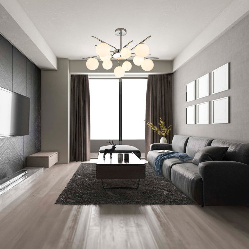 
                                            Потолочная люстра Escada Sphere 642/10P Silver                    
                