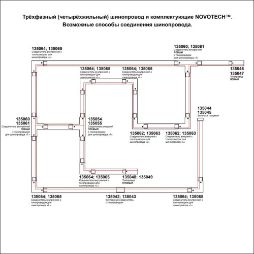 
                    Шинопровод Novotech Port 135236        
    