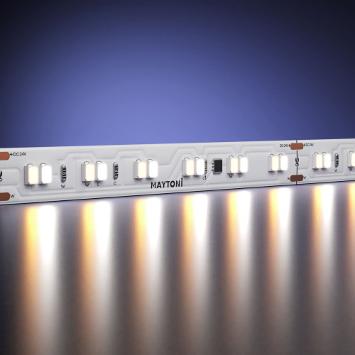
                    Светодиодная лента Maytoni 21,3W/m 168LED/m 2835SMD от теплого до холодного 5M 201127        
    