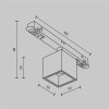 
                    Трековый светодиодный светильник Maytoni Technical Magnetic Exility Alfa S TR133-4-7W-DS-B        
    