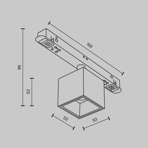 
                    Трековый светодиодный светильник Maytoni Technical Magnetic Exility Alfa S TR133-4-7W-DS-B        
    