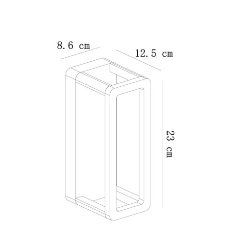 
                    Уличный настенный светодиодный светильник Arte Lamp Hassaleh A3374AL-1BK        
    