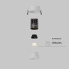 
                    Встраиваемый светильник Maytoni Technical DL123-10W-3K-W        
    